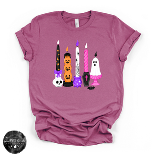 Halloween Candles Tee | Spooky Apothecary Graphic T-Shirt