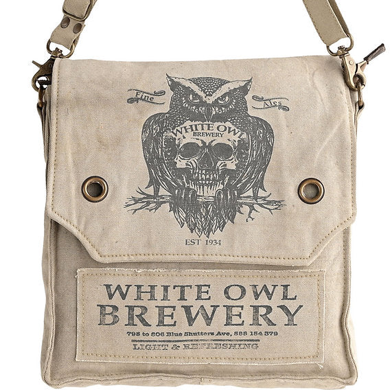White Owl Brewery Shoulder Crossbody Bag