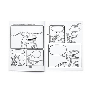 DINOSAURS Coloring + Activity: Mazes, Puzzles, Jokes + MORE