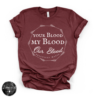 Your Blood, My Blood Tee | Gothic Romantic Graphic T-Shirt