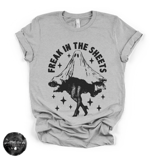 Freak in the Sheets Tee | Funny Ghost Halloween Graphic T-Shirt