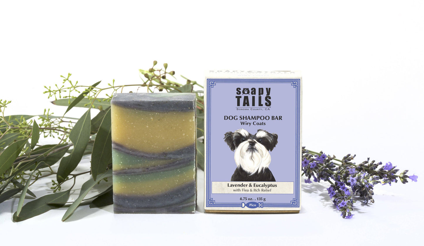 Dog Shampoo Bar Lavender & Eucalyptus - Wiry Coats