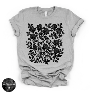 Rose Vines Tee | Vintage Botanical Floral Graphic T-Shirt