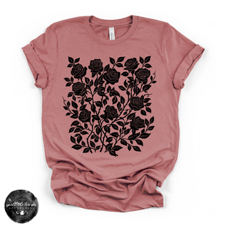 Rose Vines Tee | Vintage Botanical Floral Graphic T-Shirt
