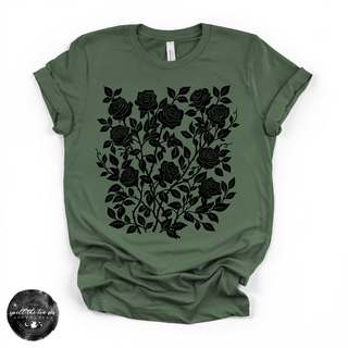 Rose Vines Tee | Vintage Botanical Floral Graphic T-Shirt
