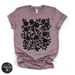 Rose Vines Tee | Vintage Botanical Floral Graphic T-Shirt