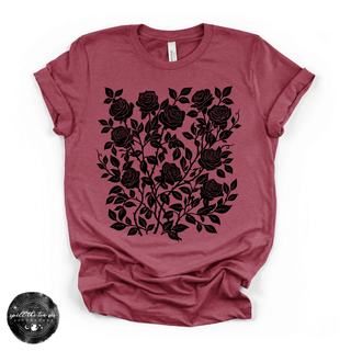 Rose Vines Tee | Vintage Botanical Floral Graphic T-Shirt