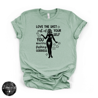 Beautiful F*cking Goddess Tee | Empowerment Graphic T-Shirt