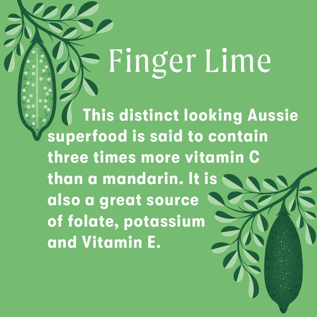 Finger Lime infused Raw Honey