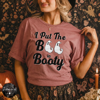 Boo in Booty Tee | Funny Pirate Ghost Halloween Graphic T-Shirt