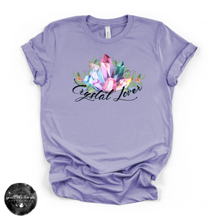 Crystal Lover Tee | Spiritual Crystal Graphic T-Shirt