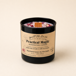 Practical Magic Intention Candle | Blessings, Luck & Sisterhood Soy Wax Candle