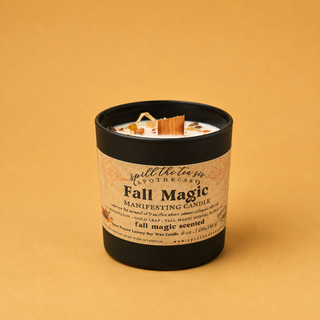Fall Magic Intention Candle | Warm Spiced Autumn Soy Candle