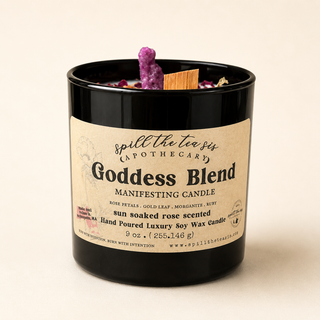 Goddess Blend Intention Candle | Divine Feminine Rose Soy Candle