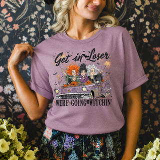 Get In Loser, We're Going Witchin' Tee | Funny Witchy Halloween Graphic T-Shirt