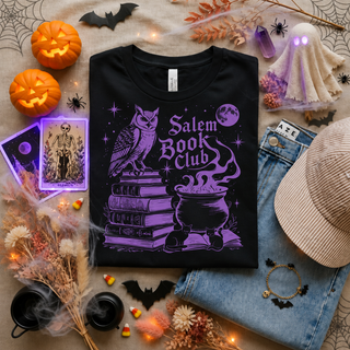Salem Book Club Tee | Witchy Book Lover Graphic T-Shirt