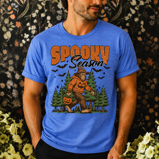 Spooky Season Bigfoot Tee | Funny Sasquatch Halloween Graphic T-Shirt