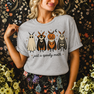 Spooky Moth(man) Tee | Cryptid Halloween Graphic T-Shirt