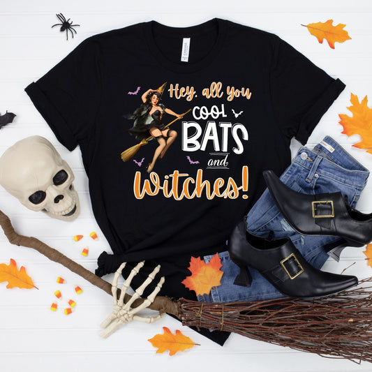 Hey Witches - Black Bella Canvas T Shirt