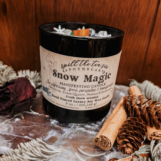 Snow Magic Cleansing Intention Soy Wax Candle - 9oz