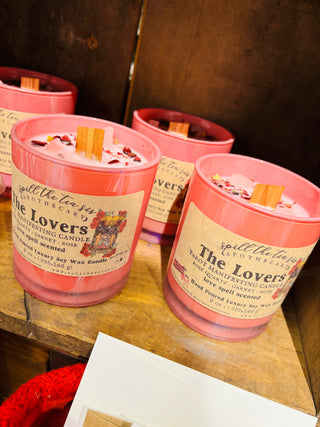 The Lovers Tarot Card Intention Soy Wax Candle - 9oz