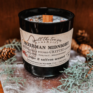 Mothman Midnight Intention Soy Wax Candle - 9oz