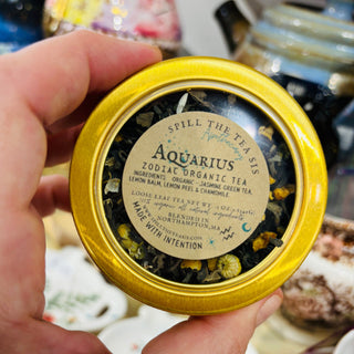 Aquarius Zodiac Tea Tin - 1oz