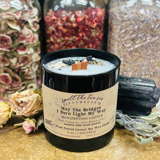 May The Bridges I Burn Light My Way Endings Breakups Change Door Opener Intention Soy Wax  Candle - 9oz