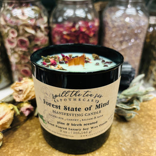 Forest State of Mind Meditation Tranquility Peace Soy Wax Candle - 9oz