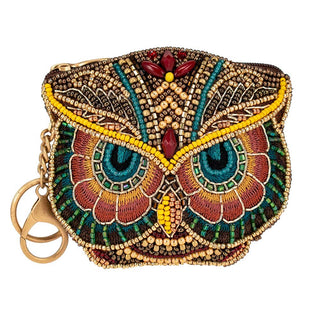 A Little Wiser Beaded Owl Coin Purse/Key