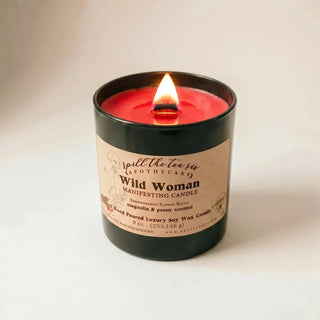 Wild Woman Divine Feminine Goddess Candle | Empowerment Manifestation Soy Wax Candle