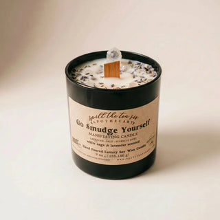 Go Smudge Yourself Intention Candle | Cleansing, Clearing & Protection