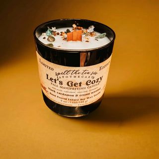 Let’s Get Cozy Intention Candle | Warm Spiced Soy Candle