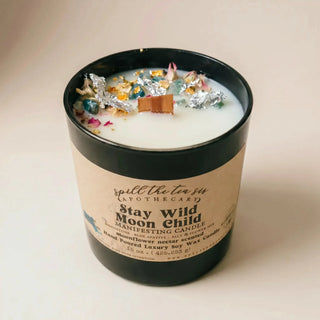 Stay Wild Moon Child Lunar Intention Candle | Moon Magic Soy Candle