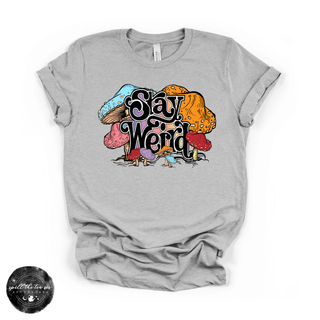 Unisex graphic tee printed in house