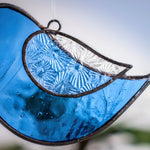 Bird Sun Catcher Ornament J Devlin Glass Art Orn 310-2: Blue