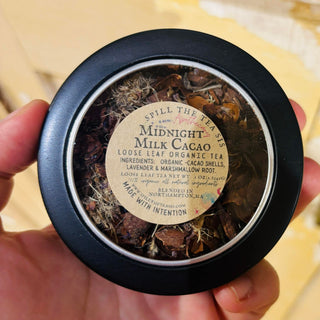 Midnight Milk Cacao Tea Tin