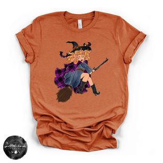 Cutesy Witch Tee | Cute Witchy Halloween Graphic T-Shirt