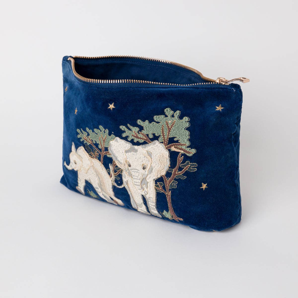 Orphaned Elephants Conservation Collection Everyday Pouch: Forest Green