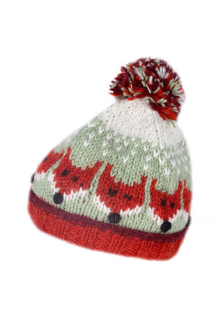 Kids Animal Bobble Hat Fox: Fox