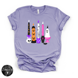Halloween Candles Tee | Spooky Apothecary Graphic T-Shirt