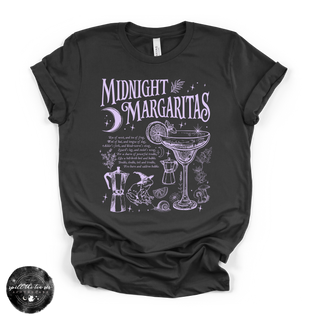 Midnight Margaritas Spell Tee | Witchy Cocktail Graphic T-Shirt