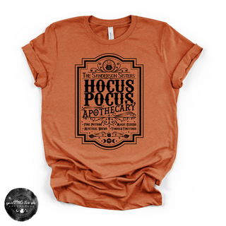 Hocus Pocus Apothecary Tee | Magical Halloween Apothecary Graphic T-Shirt