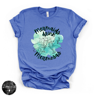 Mermaids Drink Mermosas Tee | Girls Weekend Graphic T-Shirt