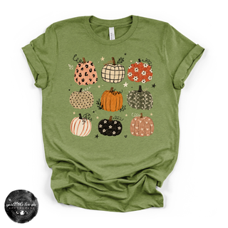 Pumpkins Tee | Vintage Pumpkin Graphic T-Shirt