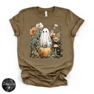 Ghostly Pumpkin Tee | Cute Spooky Halloween Graphic T-Shirt