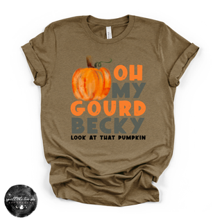 Oh My Gourd, Becky Tee | Funny Pumpkin Fall Graphic T-Shirt