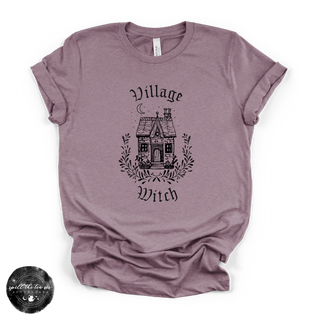 Village Witch House Tee | Cozy Cottage Witch Graphic T-Shirt
