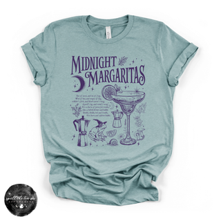 Midnight Margaritas Spell Tee | Witchy Cocktail Graphic T-Shirt