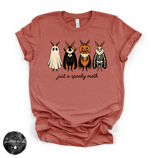 Spooky Moth(man) Tee | Cryptid Halloween Graphic T-Shirt